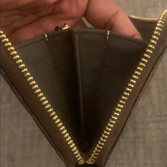 Michael Kors Signature Dark Brown Zip-Around Wallet - Picture 16 of 16